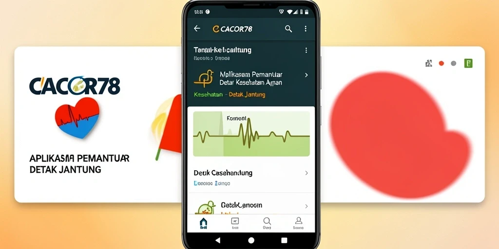 Antarmuka Aplikasi CACOR78 untuk Pemantauan Detak Jantung
