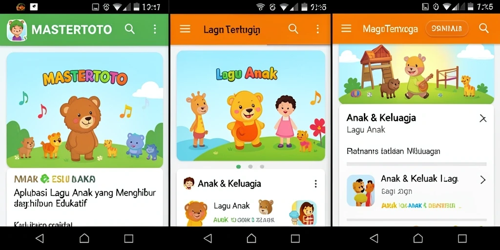 Antarmuka MASTERTOTO yang menyenangkan untuk anak-anak.